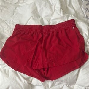 DSG Red Athletic Shorts Lightweight Performance